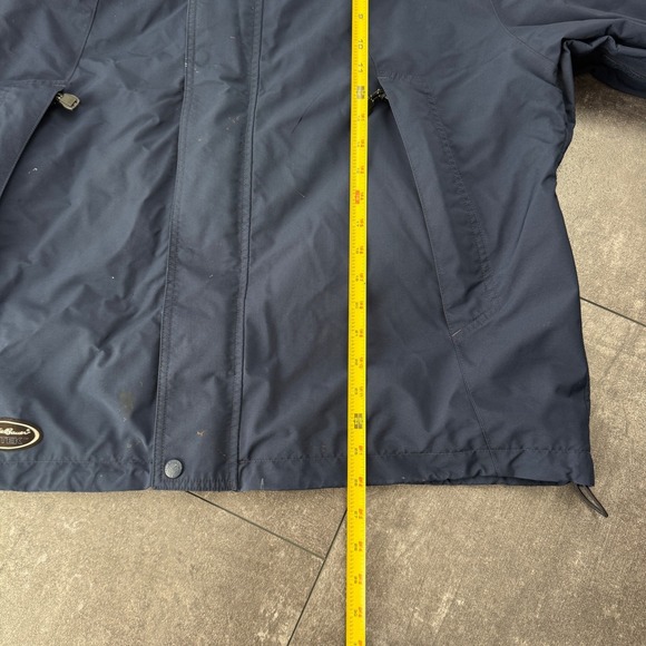 Eddie Bauer EBTEK Gore-Tex Men's Navy Blue Windbreaker Zip Outdoors Jacket XL - Picture 7 of 8